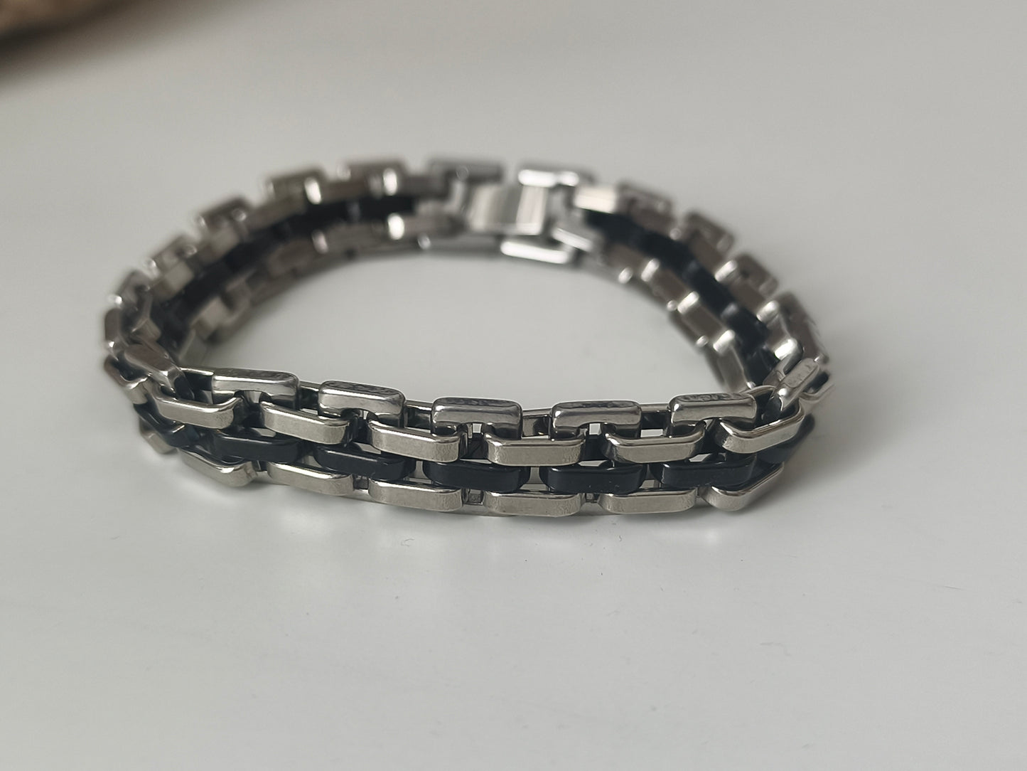 Edelstahl-Riemenarmband für Männer