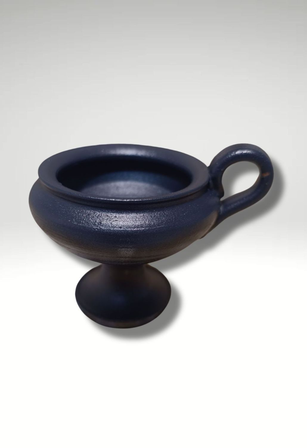 Räuchergefäß aus Keramik „Becher“ tief - blau
