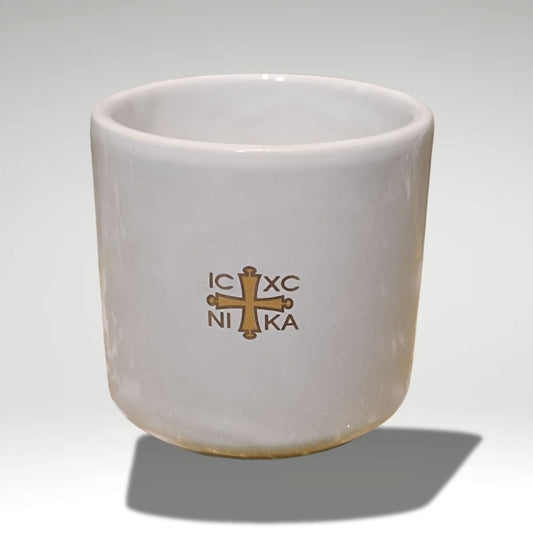 Kandelaber Glas "Theomitor" Weiß