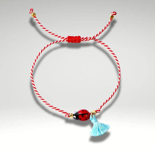 Martaki-Marienkäfer-Griechisches verstellbares Armband