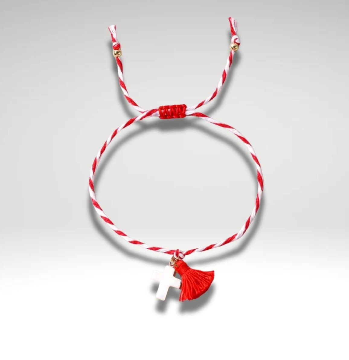 Martaki-Kreuz-Griechisches verstellbares Armband