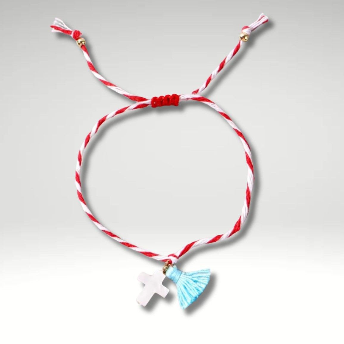 Martaki-Kreuz-Griechisches verstellbares Armband 1