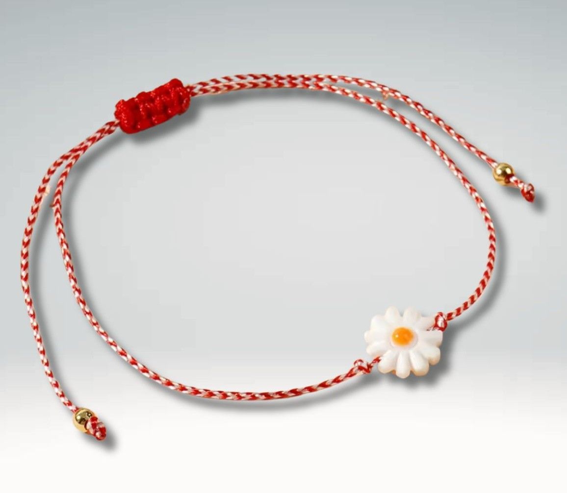 Martaki-Gänsenblümchen-Griechisches verstellbares Armband