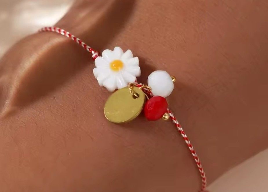 Martaki-Gänsenblümchen-Griechisches verstellbares Armband 1