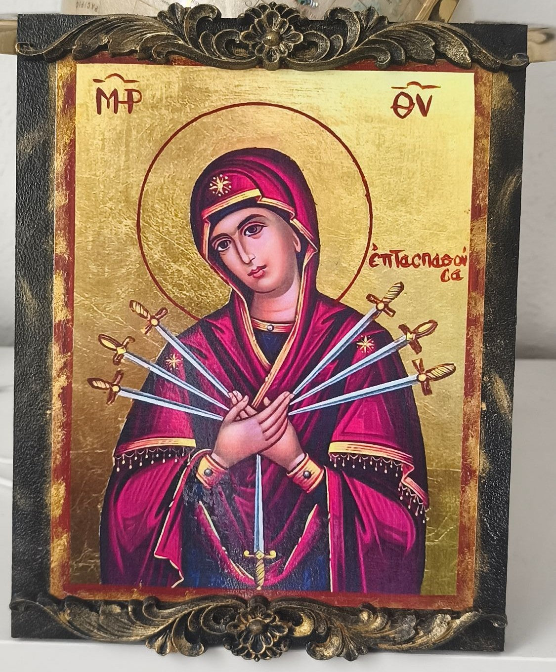 Ikone "Unsere Liebe Frau der sieben Schmerzen"