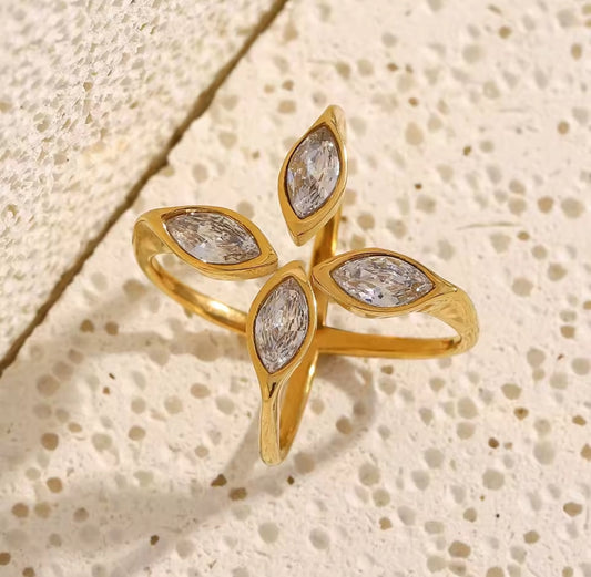 Offener Ring Edelstahl verstellbar