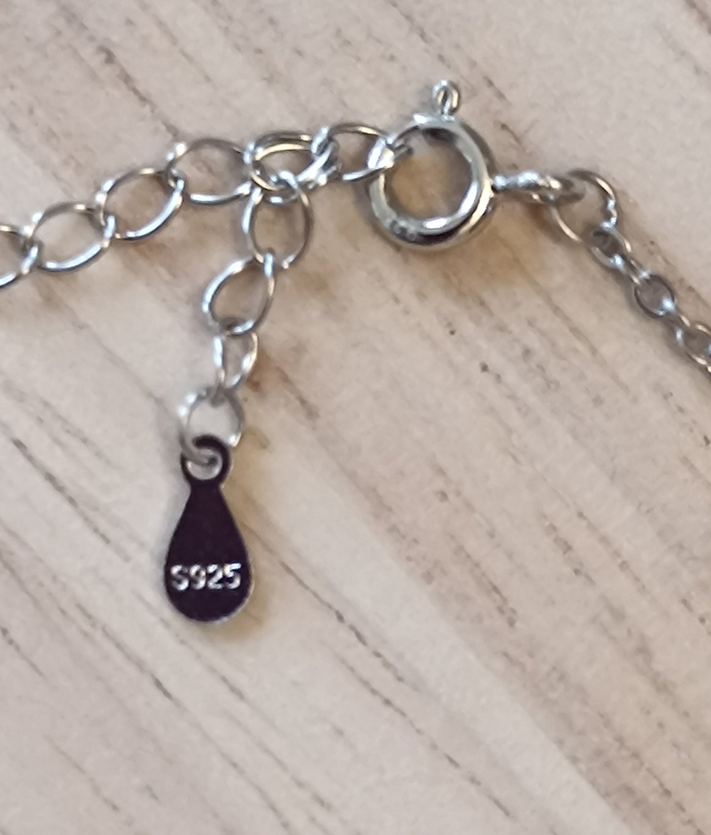 925er Armband mit blauem Auge