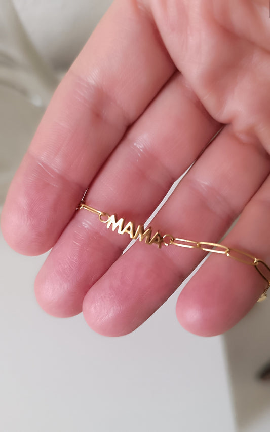 Muttertag Geschenk Edelstahl vergoldet