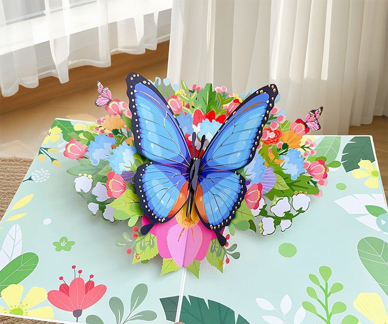 3D Schmetterling Pop-up Grußkarte 2