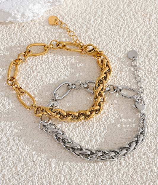 Edelstahl Kette  Armband