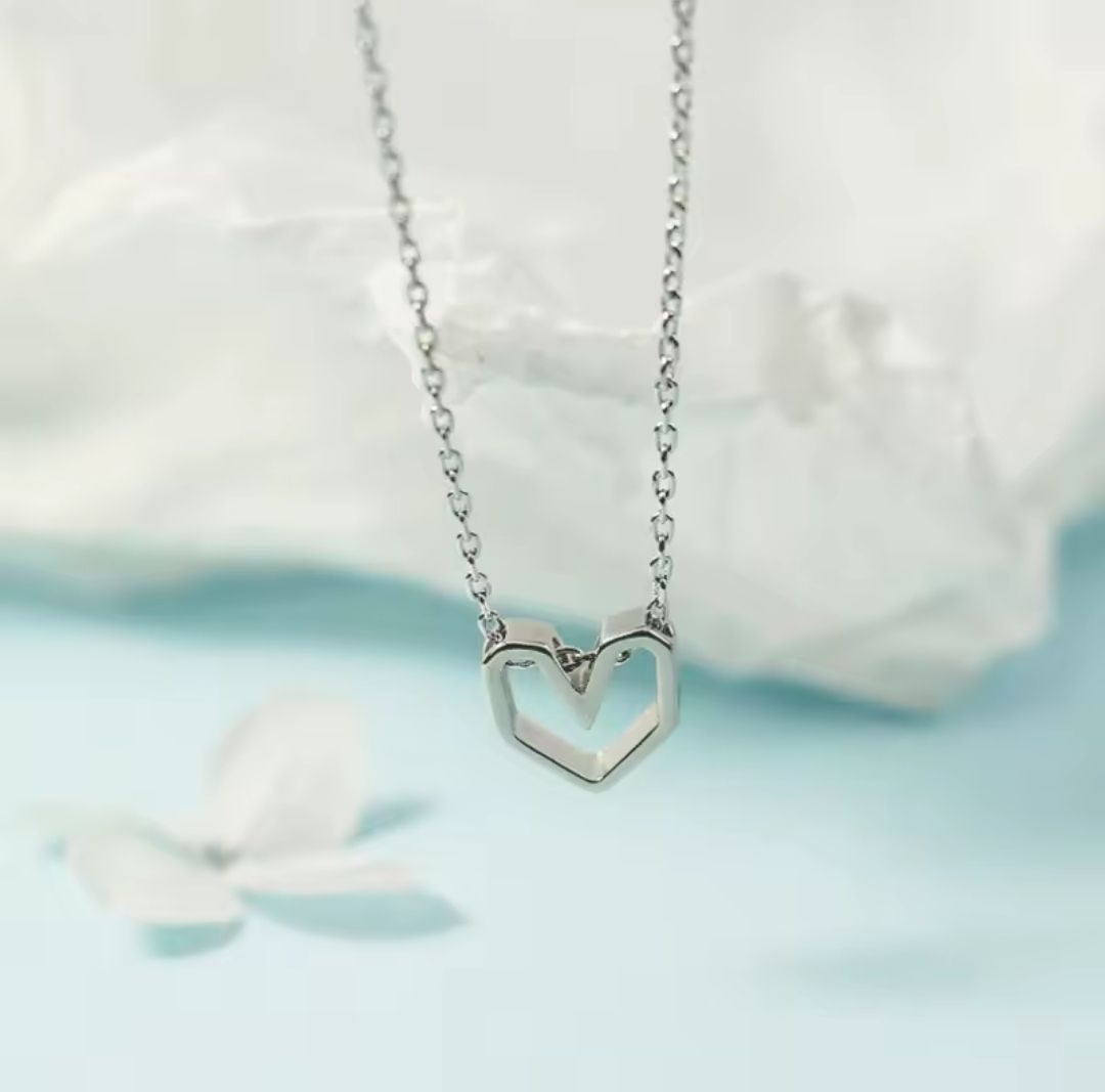 925 Sterling Silber  Herz Anhänger