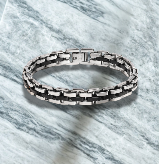 Edelstahl-Riemenarmband für Männer