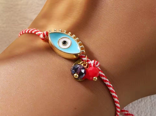 Martaki-Auge-Griechisches verstellbares Armband