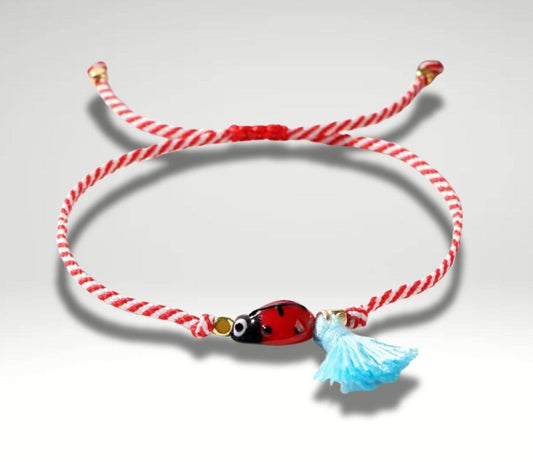 Martaki-Marienkäfer-Griechisches verstellbares Armband
