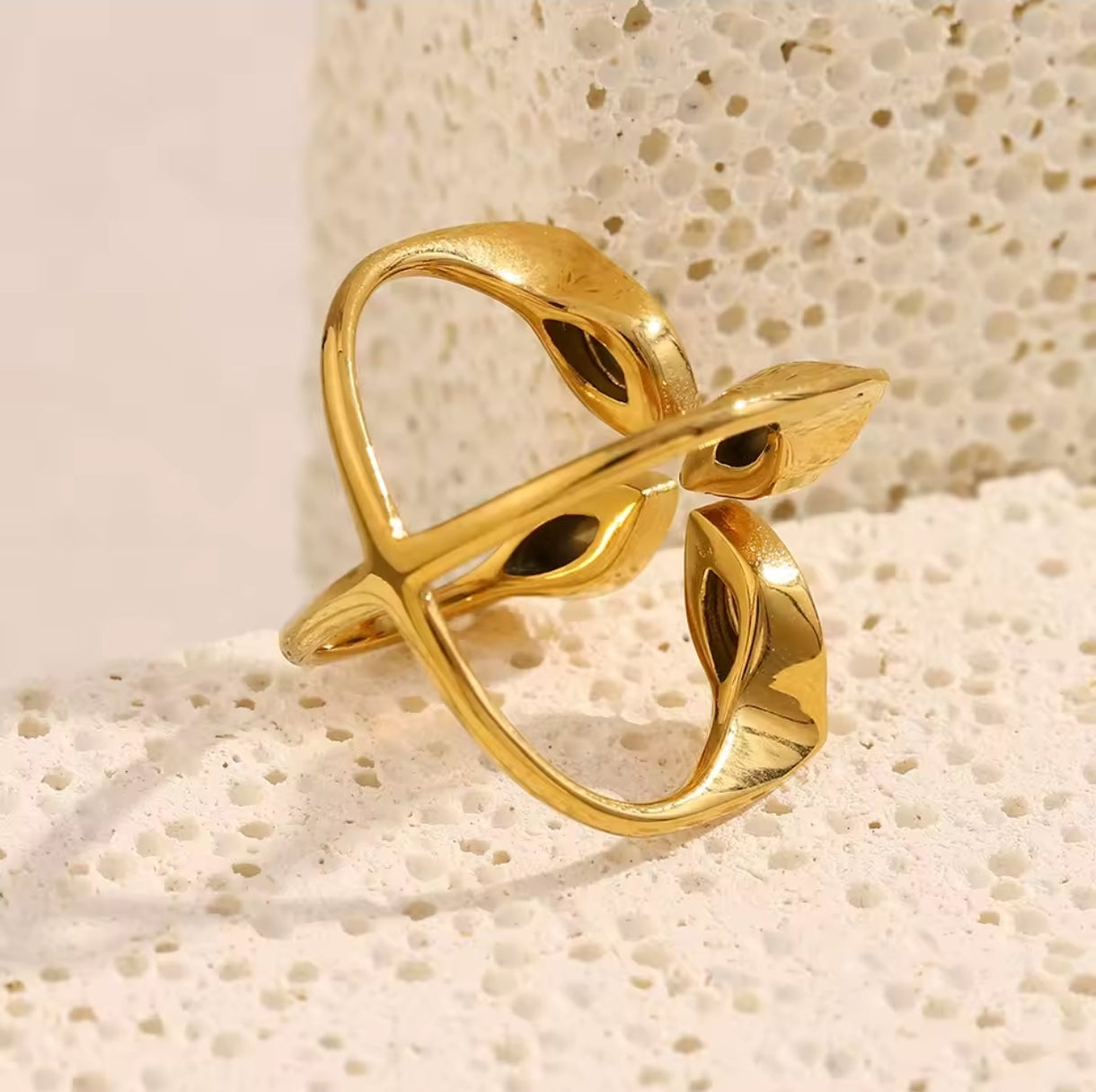 Offener Ring Edelstahl verstellbar