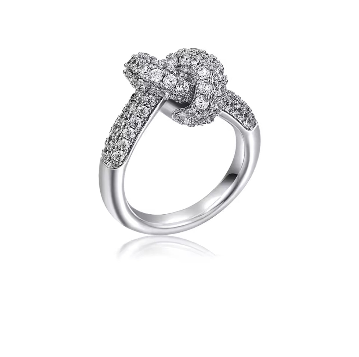 Knoten Edelstahl Ring