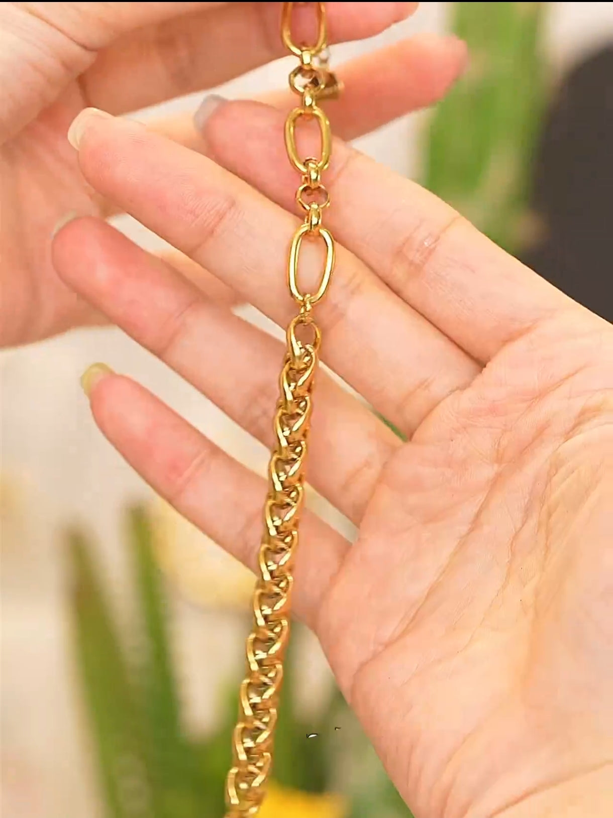 Edelstahl Kette  Armband