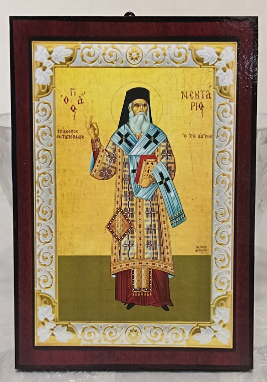 Sankt Nektarios 14 x 20 cm
