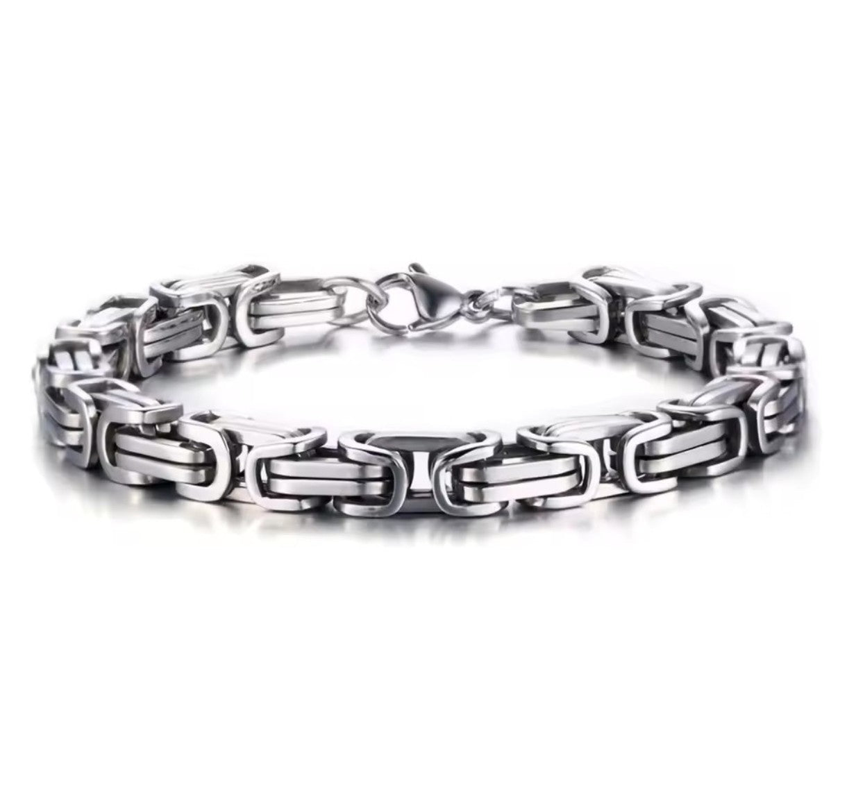 8mm Gliederkette  Männer Armband