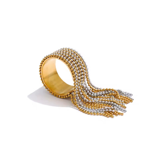 Statement Ring Edelstahl verstellbar