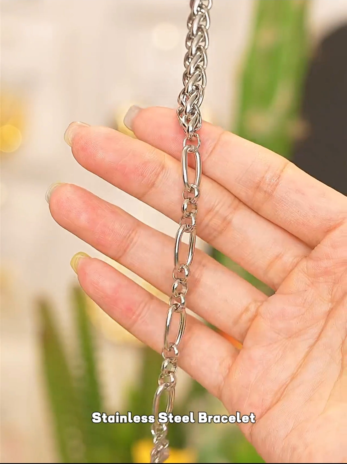 Edelstahl Kette  Armband